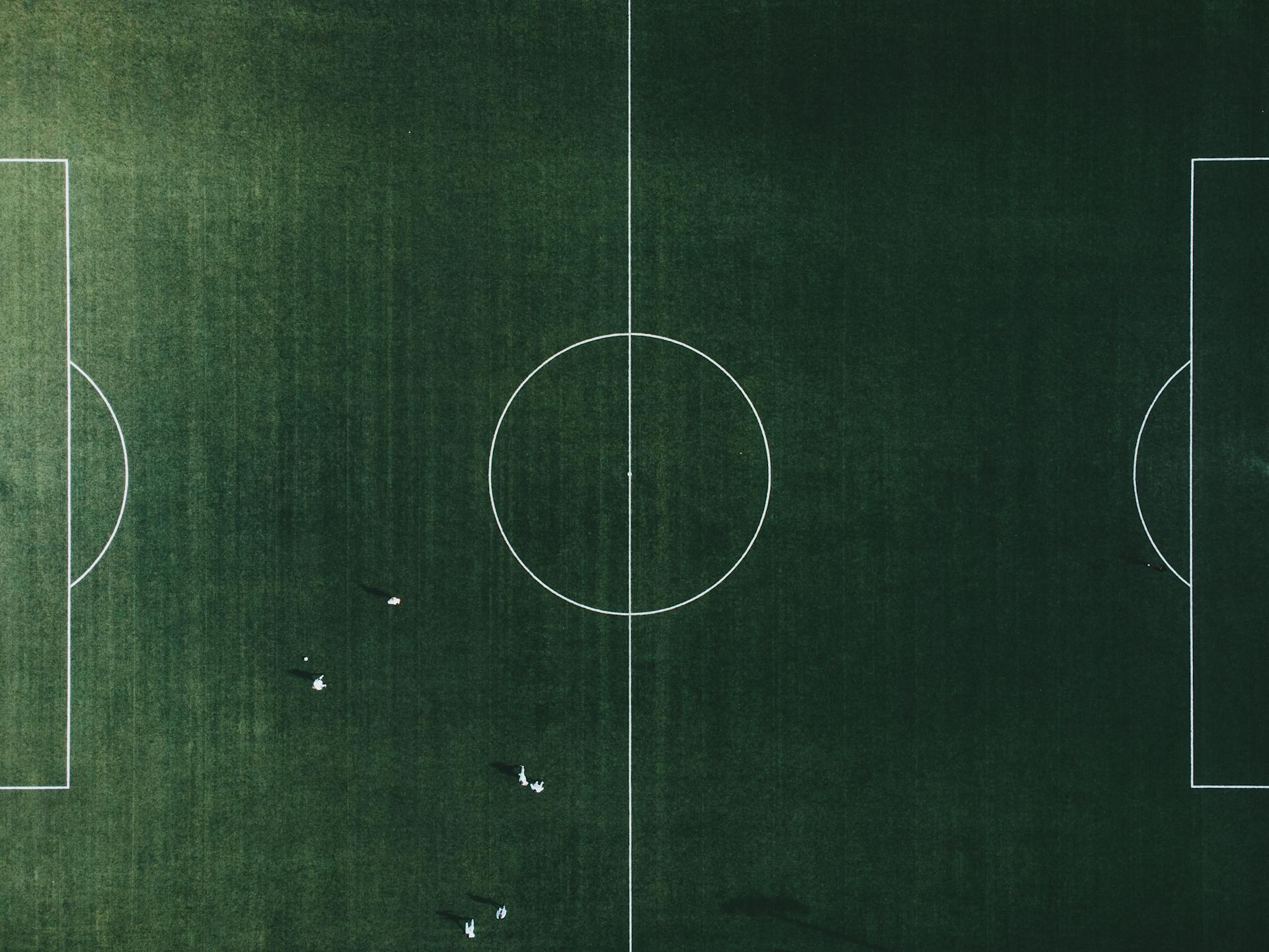 AI football analysis visual representation